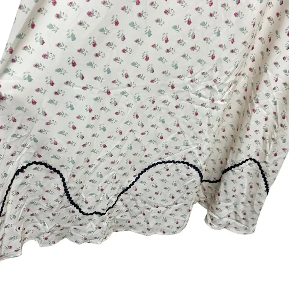 Cupshe Floral Sweetheart Midi Dress Cottagecore XL NWT - Picture 8 of 8